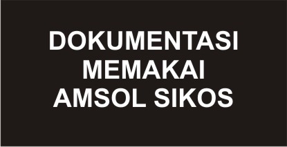 Dokumentasi Memakai Amsol SIkos